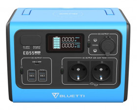 Портативная станция BLUETTI PowerOak EB55 Blue (537 Вт·ч / 700 Вт)