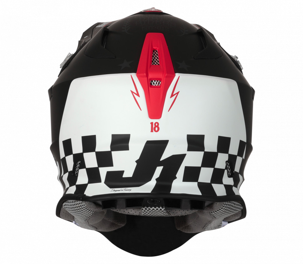 Мотошолом Just1 J18 Old School Black