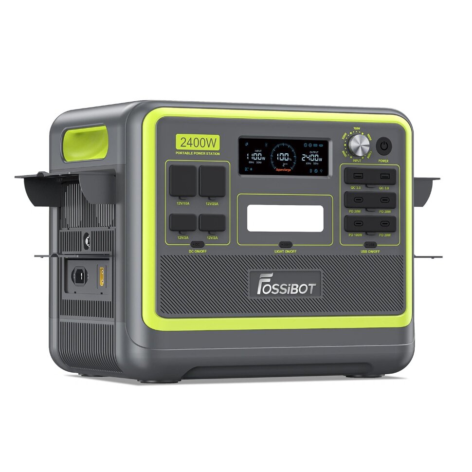 Зарядная станция Fossibot F2400 Green (2048 Вт·ч / 2400 Вт)