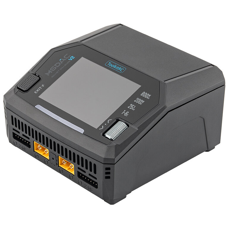 Зарядний пристрій ToolkitRC M6DAC V2 (AC 220 Вт / 2* DC 400 Вт)
