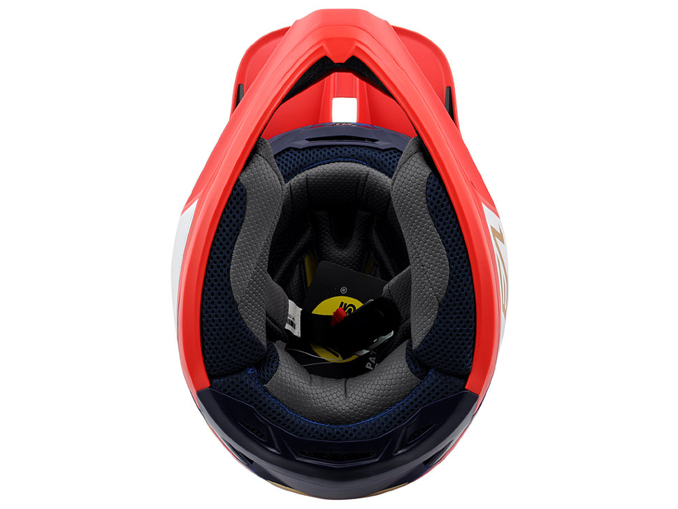Мотошлем Fox V3 Kustm Helmet Ece Navy/Red