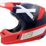 Мотошлем Fox V3 Kustm Helmet Ece Navy/Red