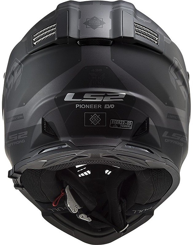 Мотошлем LS2 MX436 Pioneer Evo Cobra Matt Silver/Blue