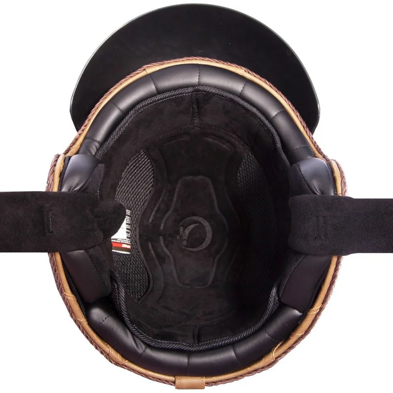 Мотошлем для чоппера Vintage Brown (VIKN-2)