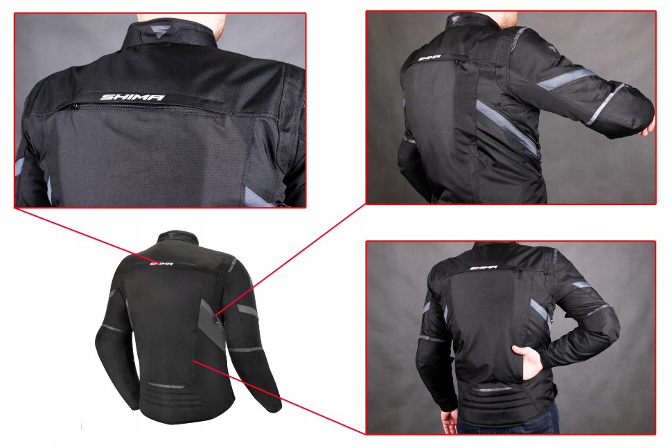 Мотокуртка Shima Rush Black