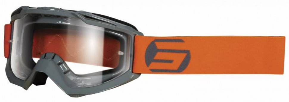 Мото очки Shot Racing Assault Symbol Grey/Orange (00-00250767)
