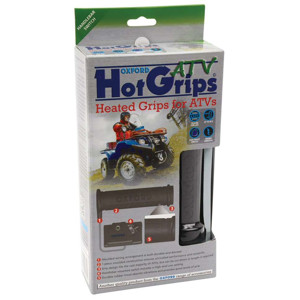 Ручки с подогревом Oxford HotGrips ATV With High/Low Switch (OF769)
