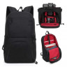 Рюкзак для фотоапарата Huwang DAC-0304R Black/Red (32380)
