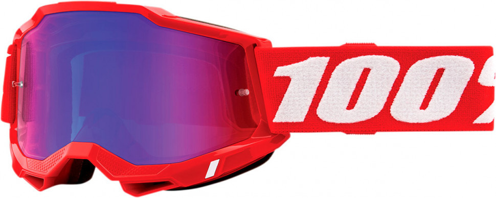 Дитячі мото окуляри 100% Accuri 2 Youth Goggle Red Mirror Red/Blue Lens (50321-254-03)