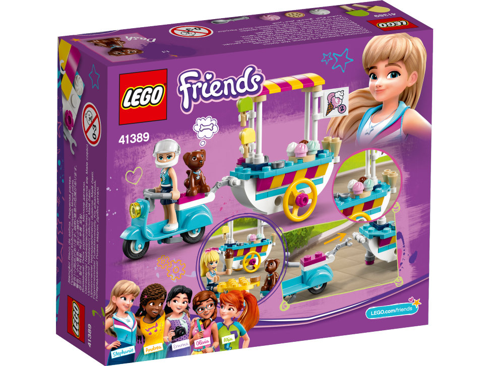 Конструктор Lego Friends: тележка с мороженым (41389)