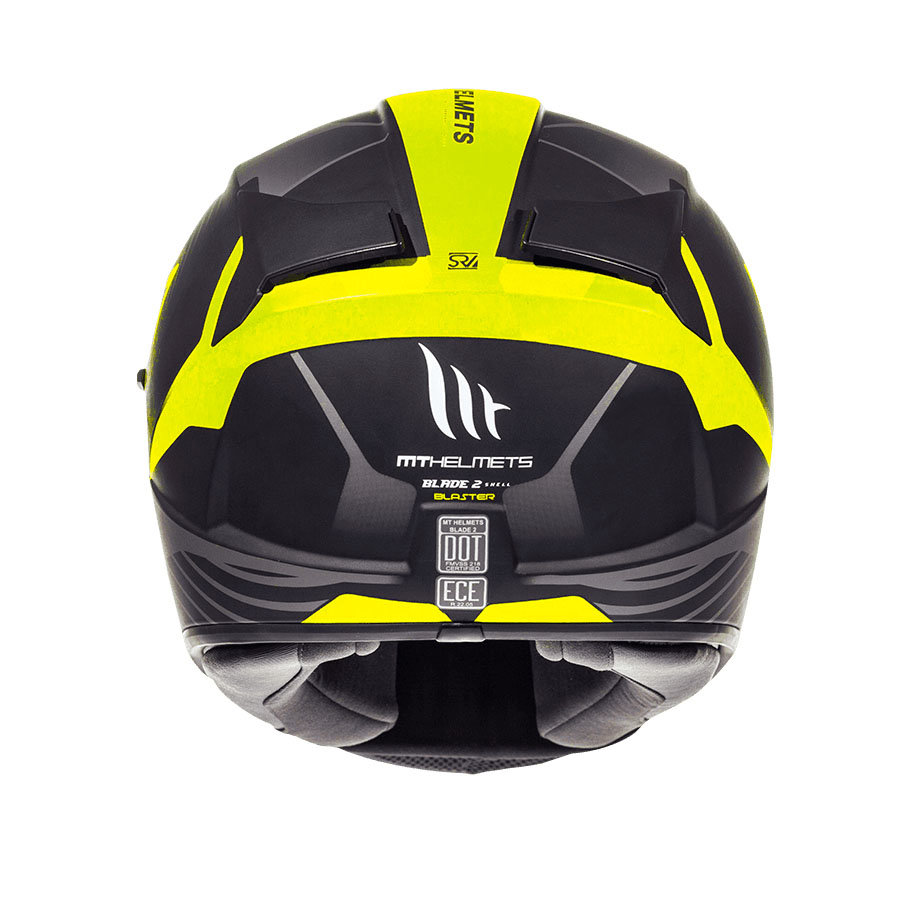 Мотошлем MT Helmets Blade 2 SV Blaster Matt Fluor Yellow