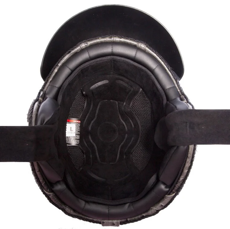 Мотошлем для чоппера Vintage Gray Crocodile (VIN-5)