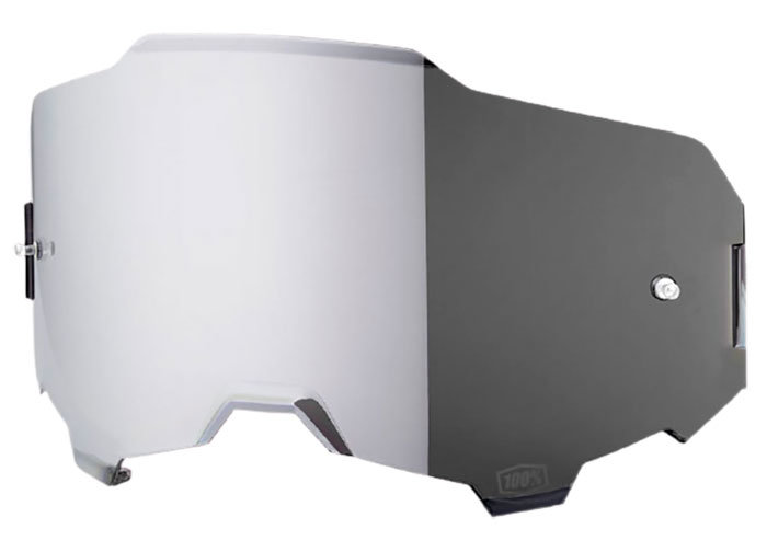 Лінза до окулярів Ride 100% Armega Replacement Lens Mirror Anti-Fog Mirror Lens Silver Flash (51040-008-02)