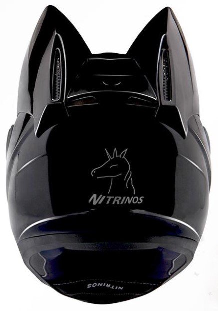 Мотошлем Nitrinos Neko Black