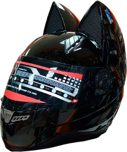 Мотошлем Nitrinos Neko Black