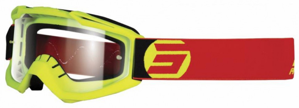 Мото очки Shot Racing Assault Symbol Yellow/Red (00-00250769)