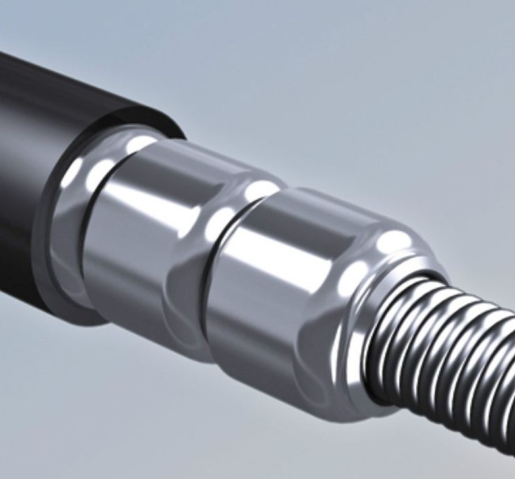 Трос противоугонный панцирный ABUS 6615K/85 Microflex SCMU Black (134081)