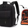 Рюкзак для фотоапарата Huwang DAC-3461E Black/Orange (32734)