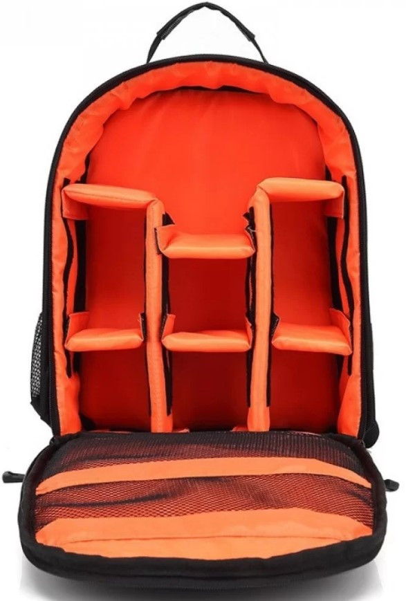 Рюкзак для фотоаппарата Huwang DAC-3461E Black/Orange (32734)
