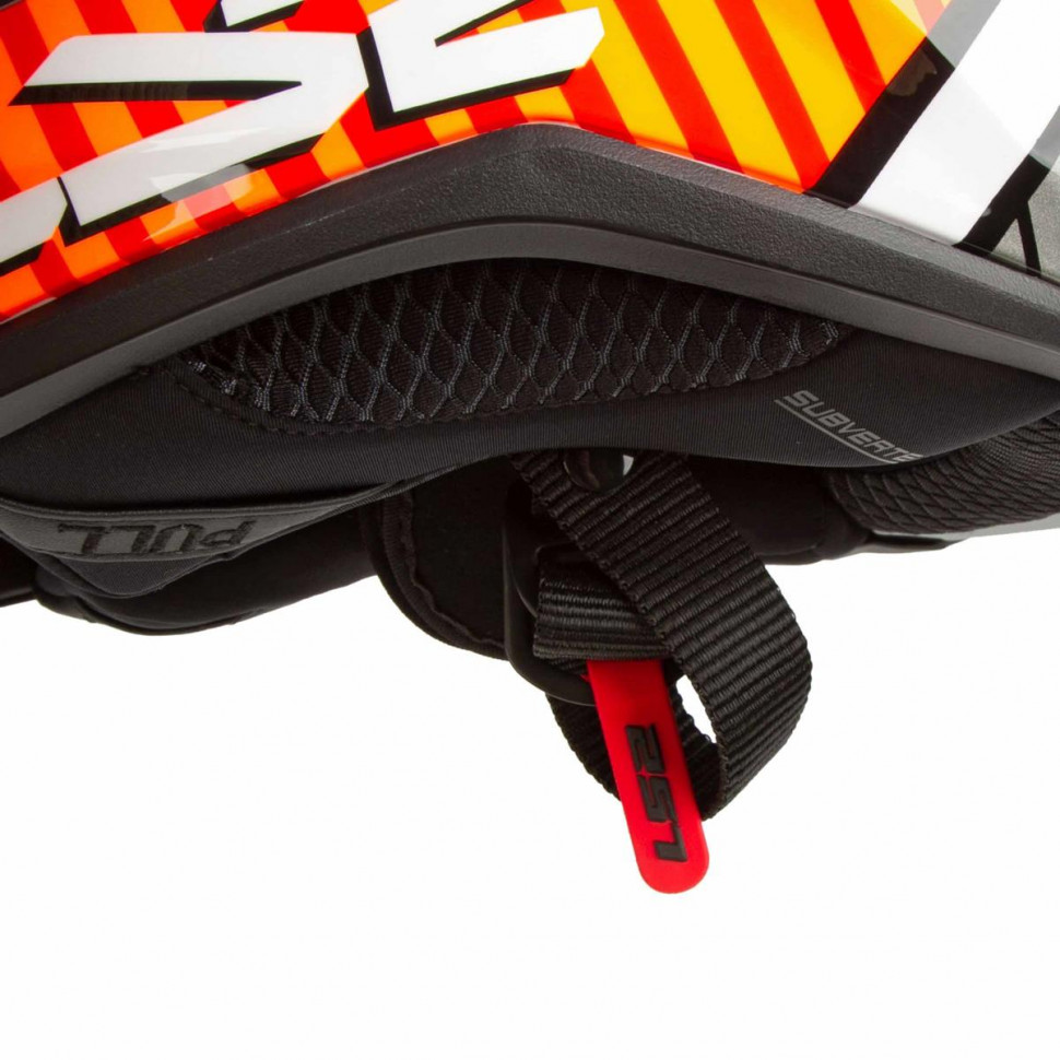 Мотошлем LS2 MX700 Subverter Astro Gloss White/Orange