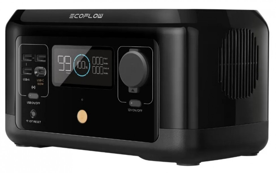 Зарядная станция EcoFlow RIVER mini Wireless (RIVERMINIWIRELESS) (210 Вт·ч / 300 Вт)