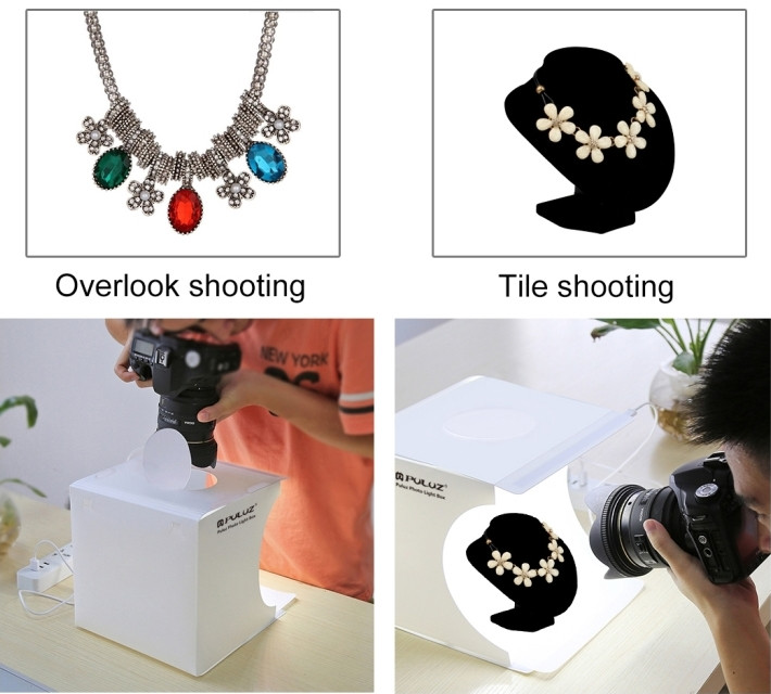 Фотобокс с подсветкой Puluz PU5021 LED 24x23x22 см.