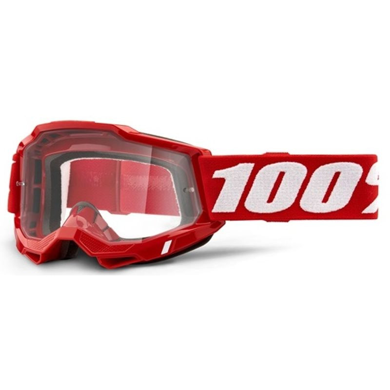 Дитячі мото окуляри 100% Accuri 2 Youth Goggle Red Clear Lens (50321-101-03)