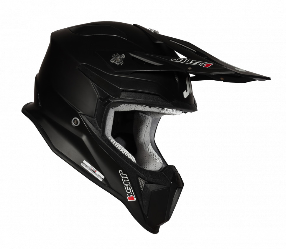 Мотошолом Just1 J18 Solid Black Matt