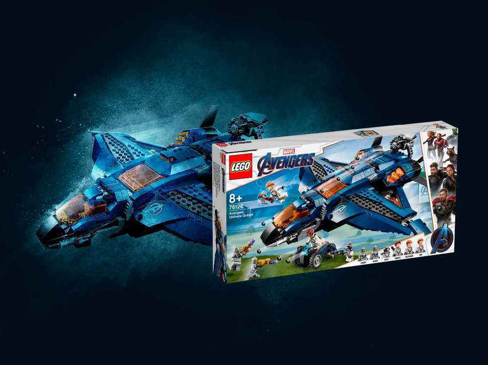 Конструктор Lego Super Heroes: модернизированный квинджет Мстителей (76126)