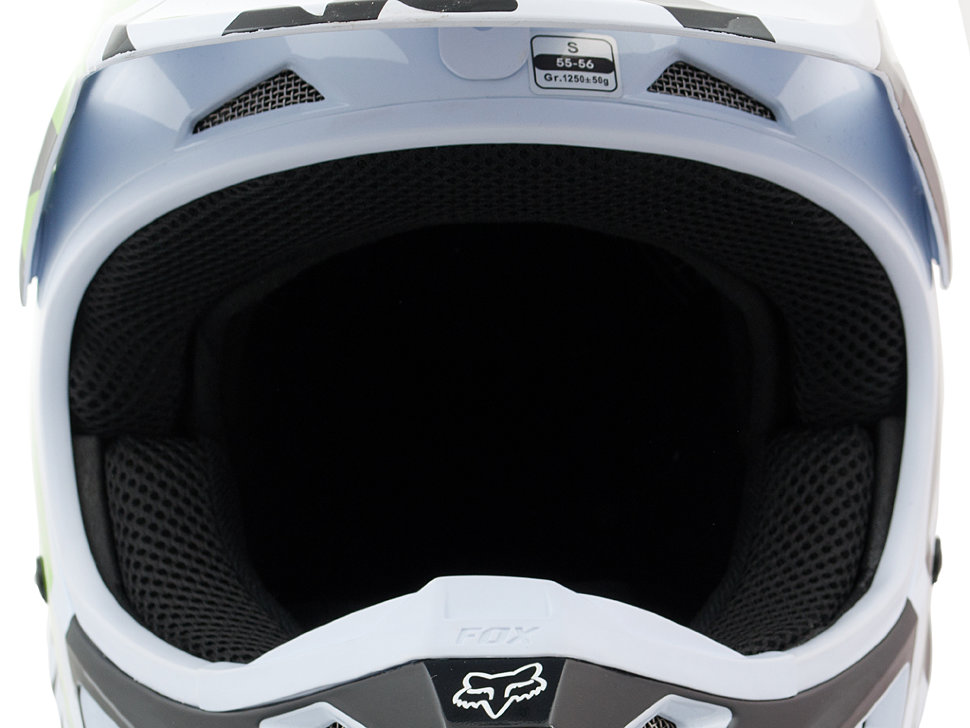 Мотошлем Fox V1 Sayak Helmet Ece White-Black/Green