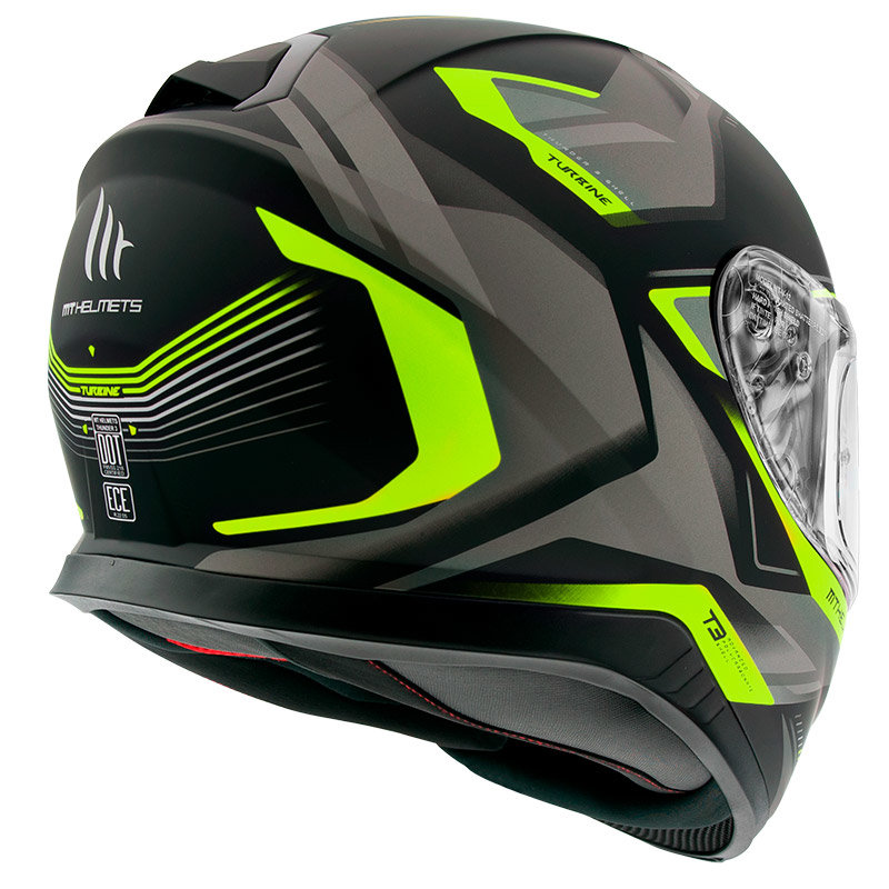Мотошлем MT Helmets Thunder 3 SV Turbine Grey/Yellow