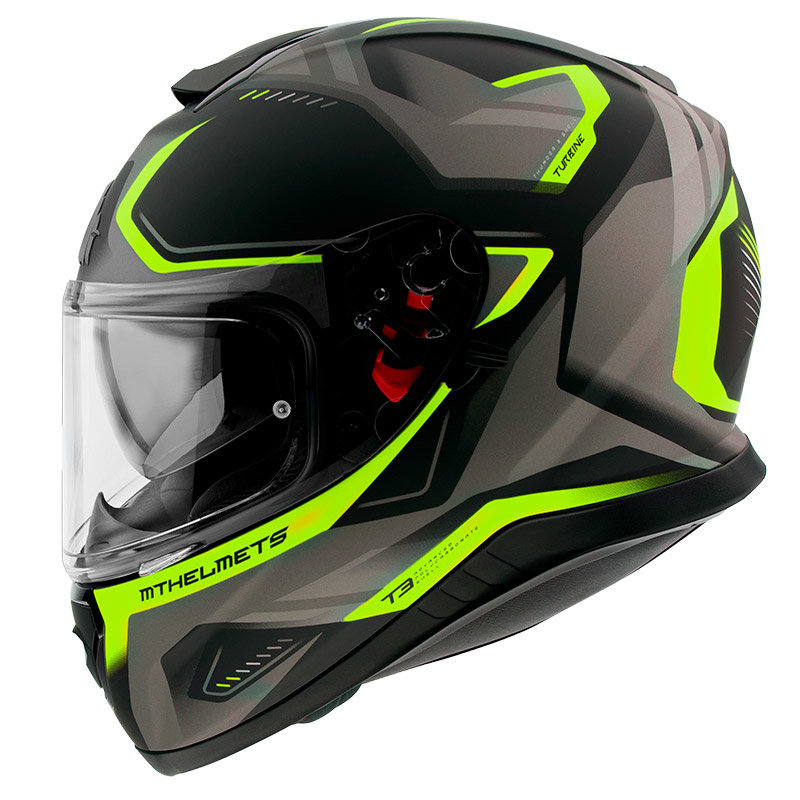 Мотошлем MT Helmets Thunder 3 SV Turbine Grey/Yellow