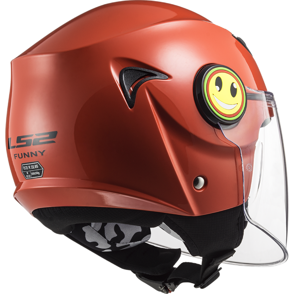 Дитячий мотошлем LS2 OF602 Funny Gloss Red