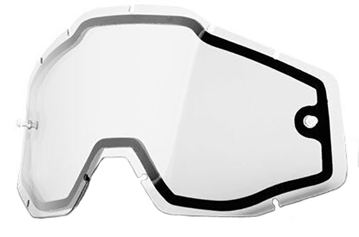 Линза к очкам Ride 100% Racecraft/Accuri/Strata Dual Replacement Lens Clear (51005-010-02)
