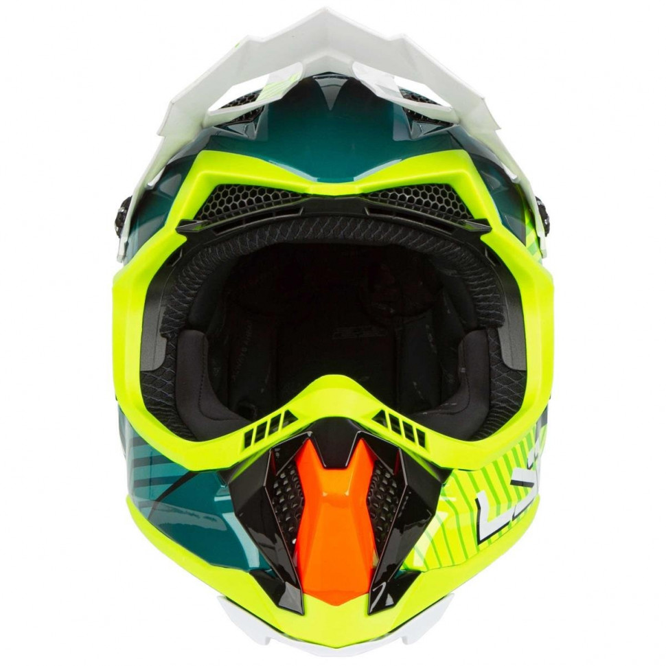 Мотошлем LS2 MX700 Subverter Astro Gloss Cobalt/H-V Yellow