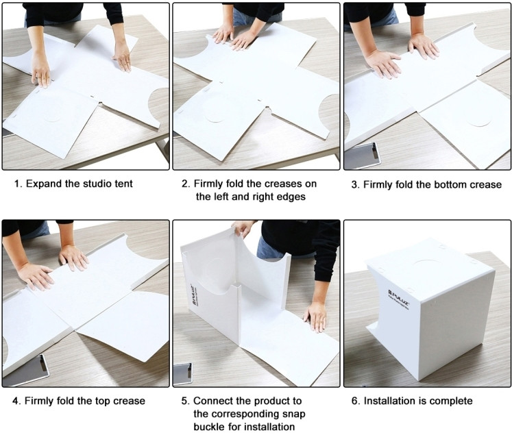 Фотобокс с подсветкой Puluz PU5022 LED 24x23x22 см.