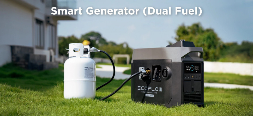 Комплект EcoFlow DELTA Max 2000 + Smart Generator (BundleDM2000+Generator) (2016 Вт·ч / 2400 Вт)