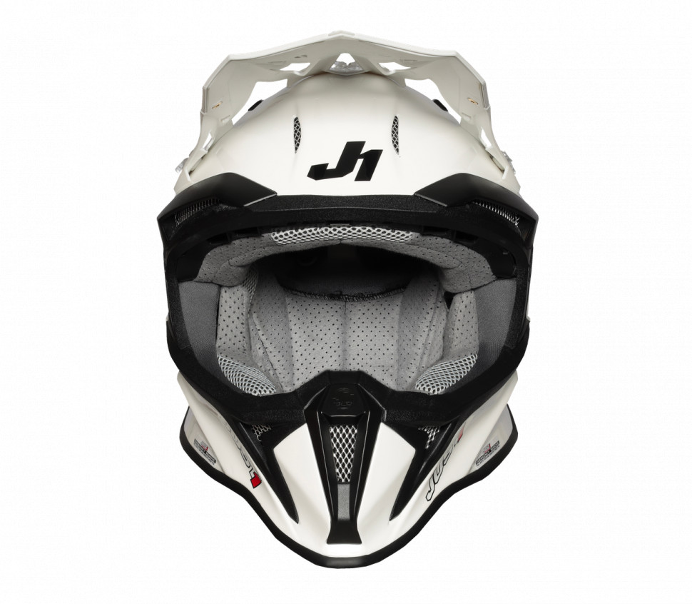 Мотошолом Just1 J18 Solid White Gloss