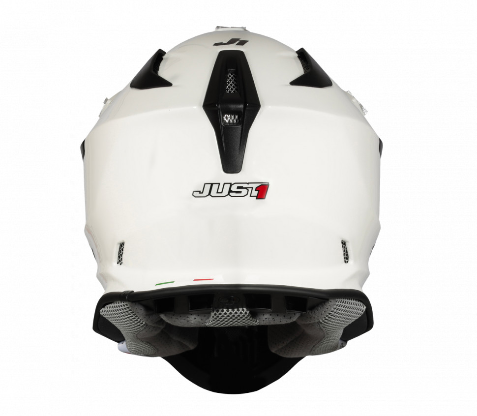 Мотошолом Just1 J18 Solid White Gloss