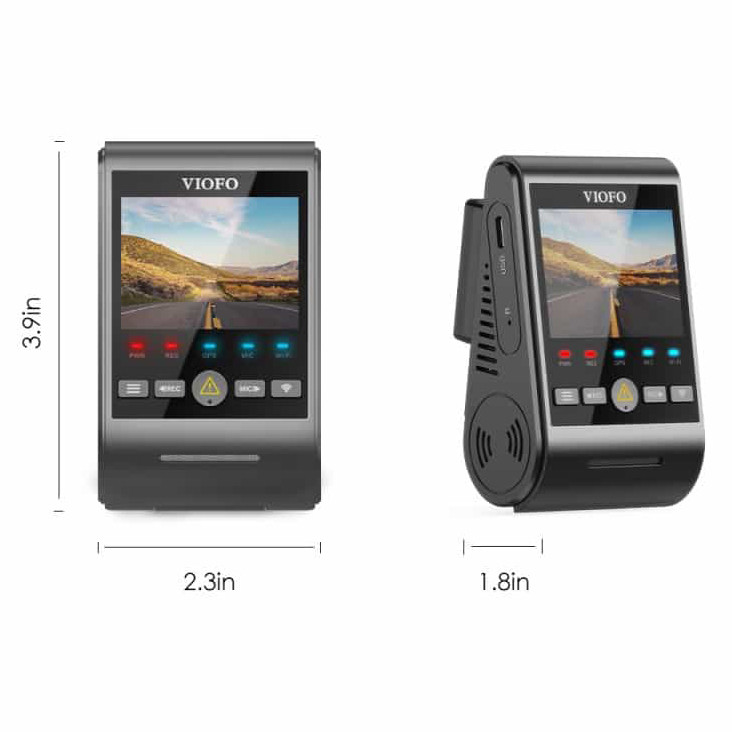 Видеорегистратор Viofo A229 Duo 2K + 2К c GPS и камерой заднего вида