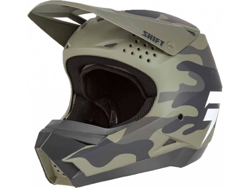 Мотошлем Shift Whit3 Helmet Matte Camo