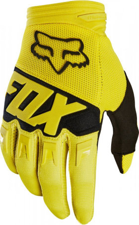 Детские мотоперчатки Fox YTH Dirtpaw Race Glove 2018 Yellow