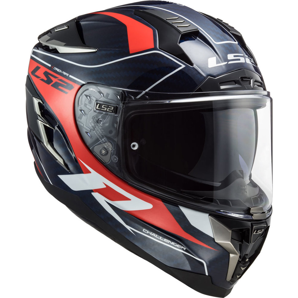 Мотошлем LS2 FF327 Challenger GT2 Grid Blue