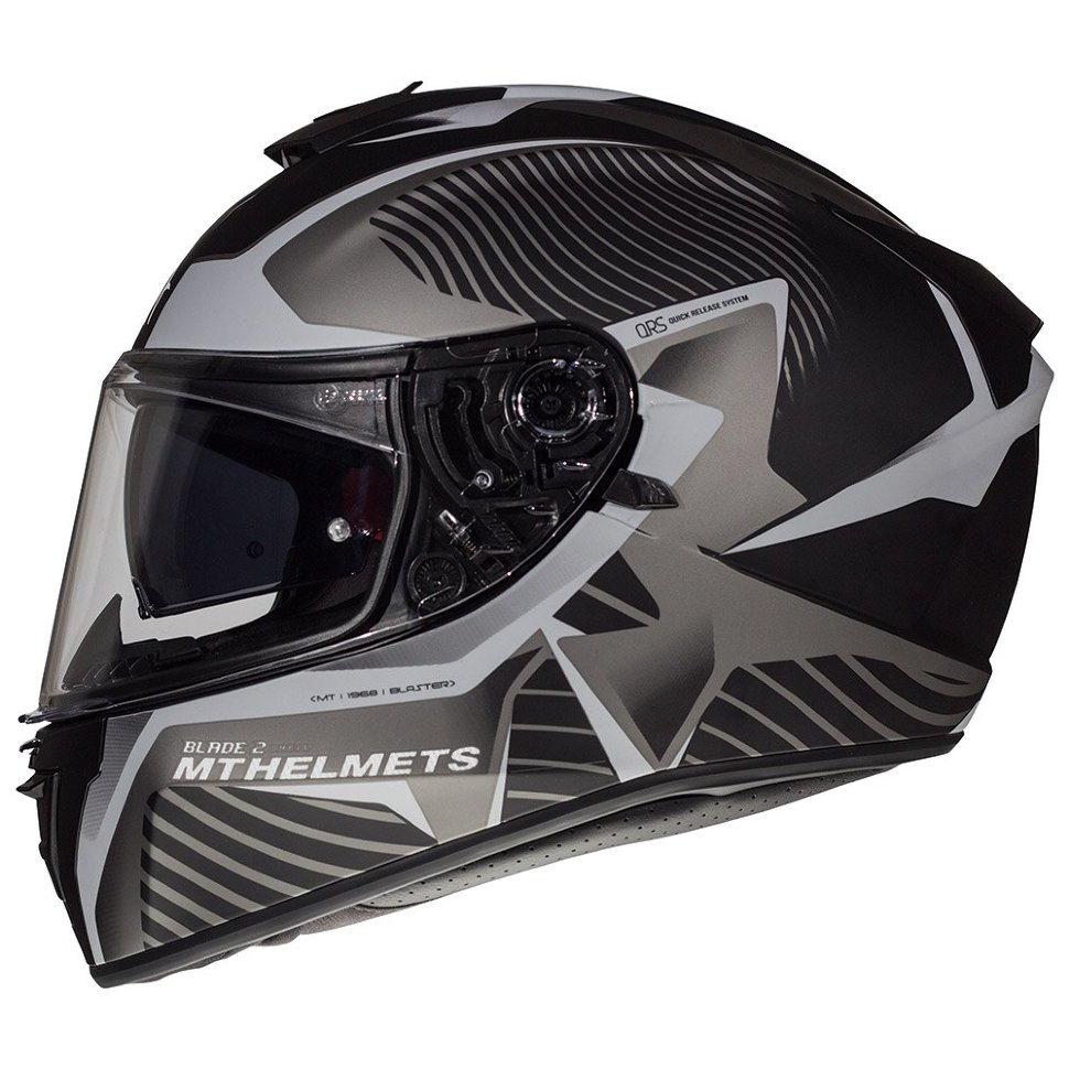 Мотошлем MT Helmets Blade 2 SV Blaster Matt Gray