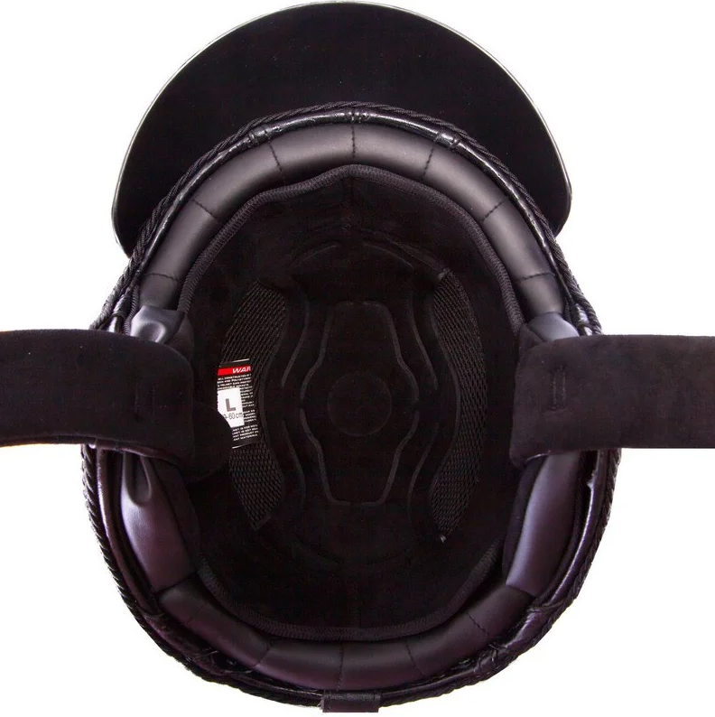 Мотошлем для чоппера Vintage Black (VIN-4)