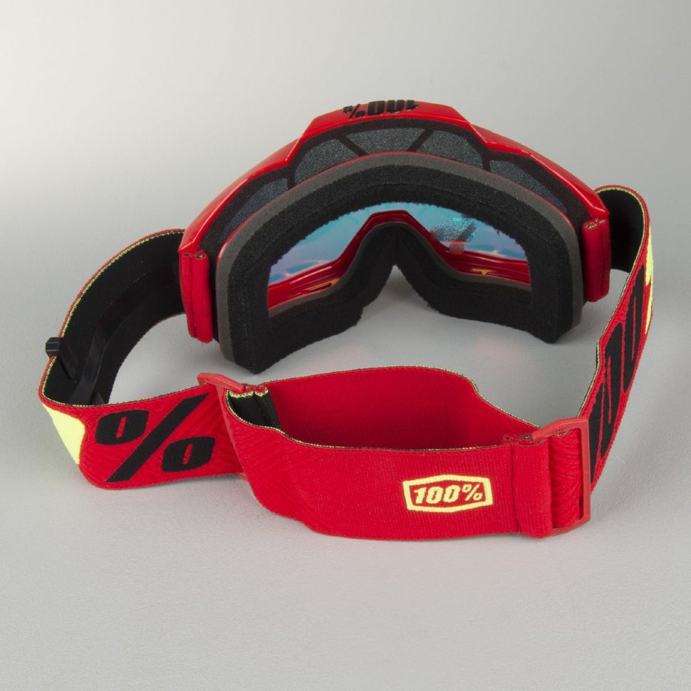 Мото очки 100% Accuri Saarinen Mirror Lens Red (50210-203-02)