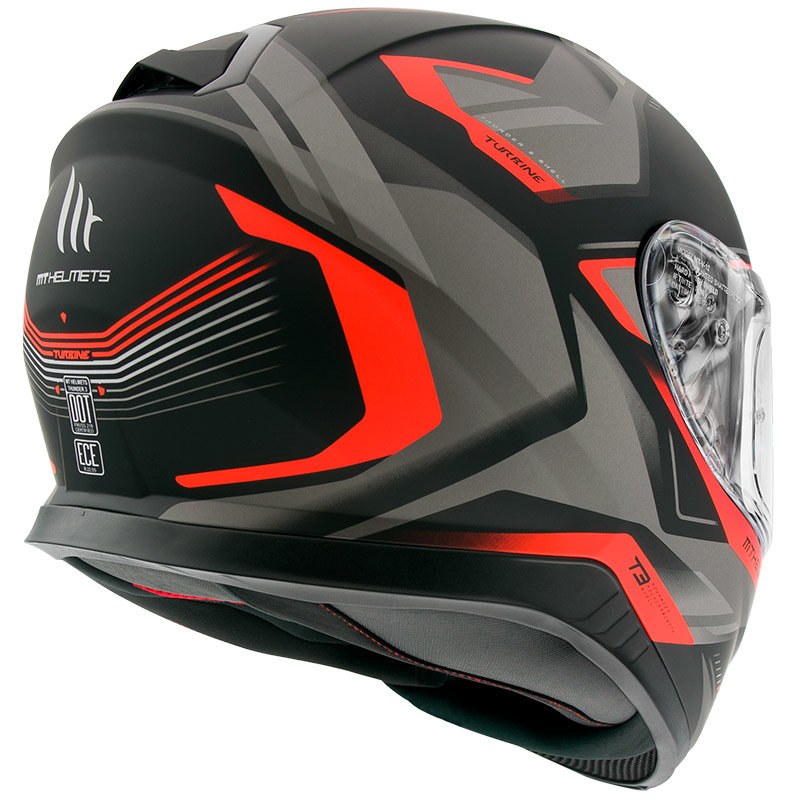 Мотошлем MT Helmets Thunder 3 SV Turbine Grey/Orange