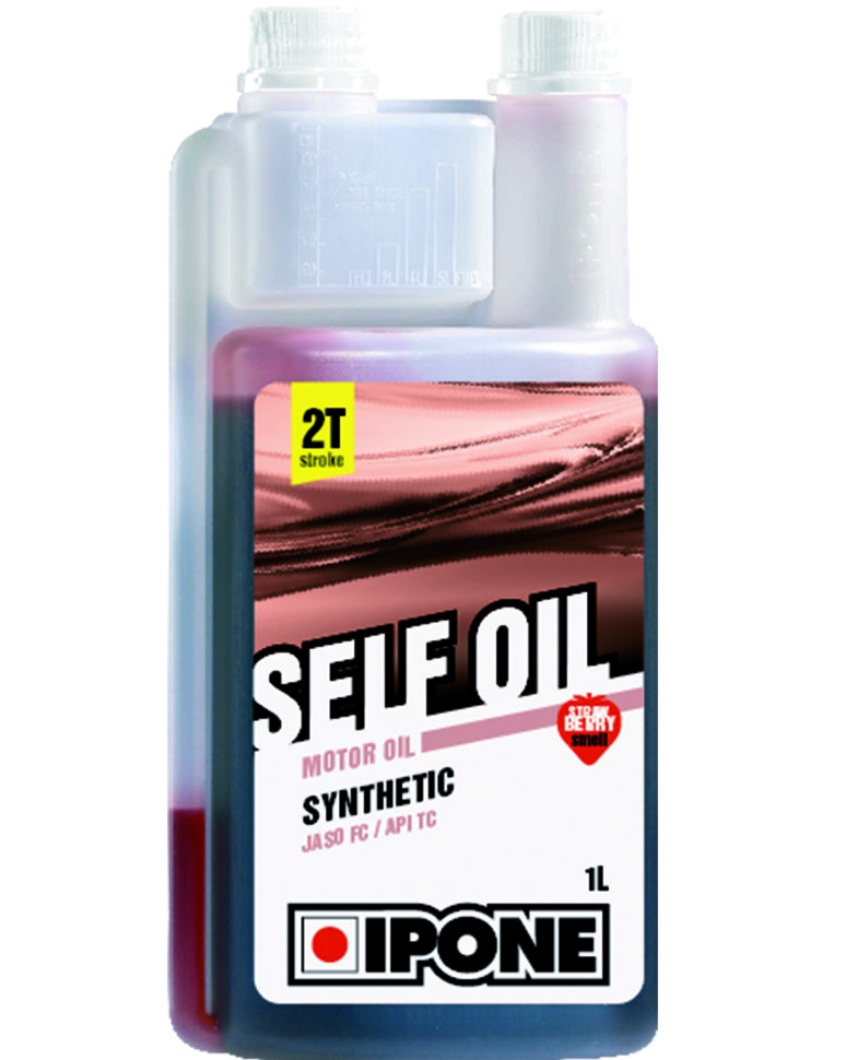 Моторне масло Ipone Self Oil 1л (з ароматом полуниці)