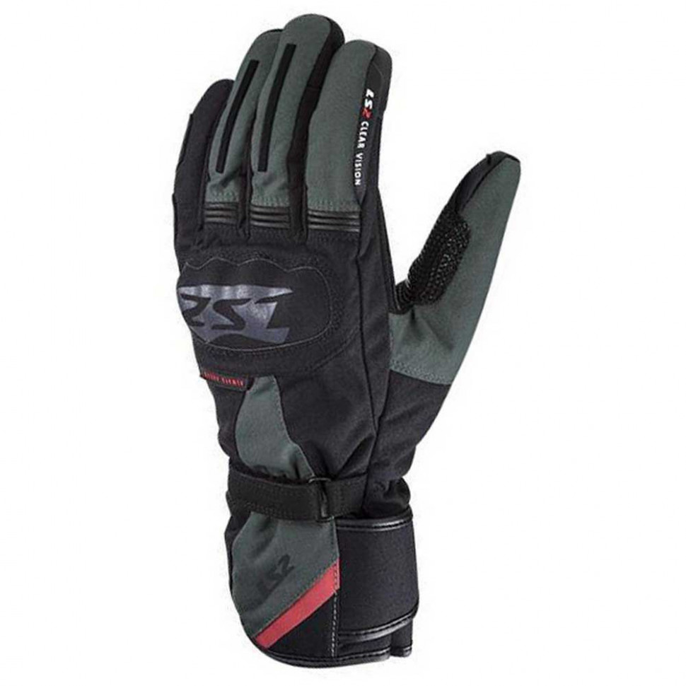 Моторукавиці чоловічі LS2 Snow Man Gloves Black Green