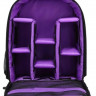 Рюкзак для фотоаппарата Huwang DAC-3461P Black/Purple (58119)